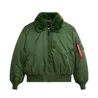 Куртка бомбер мужская Alpha Industries B-15 Heritage Sage
