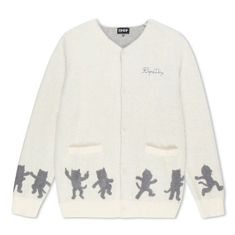 Кардиган RIPNDIP Cosmic Nerm Mohair Cardigan Off White